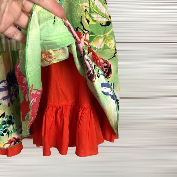 ELIANA ET LENA Paris Girl’s Summer Floral Dress Cotton size 6A - Picture 8 of 12